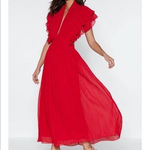 NastyGal You Little Devil Maxi Dress